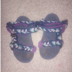 Infant Teva Sandals 4 Sport Lightweight Adjustable Purple/Blue